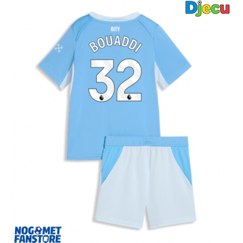 Manchester City Ayyoub Bouaddi #32 Domaci Dres za djecu 2026-27 Kratak Rukav (+ Kratke hlače)